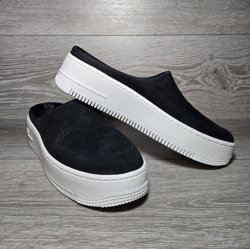 Nike Air Force 1 Lover XX Premium Black Mule Slides BV8249-001 Women's Size 9